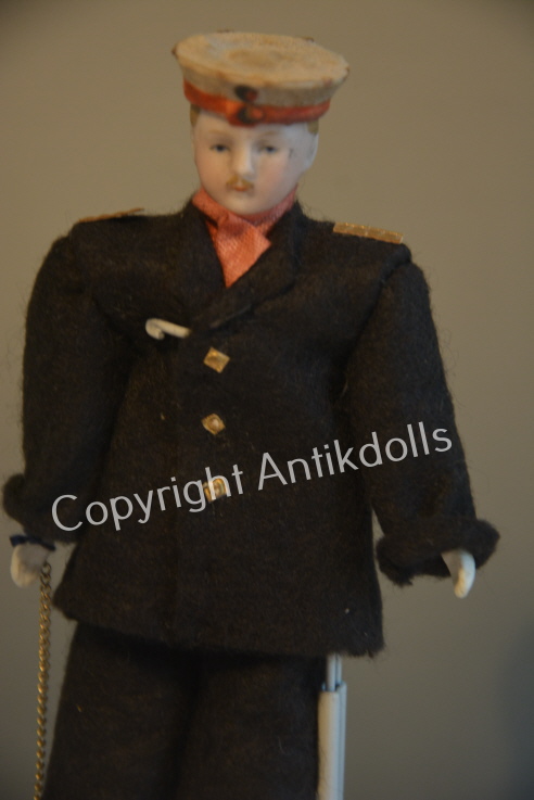 Puppenstubenmann mit Hunden Puppenstubenmann mit Hunden